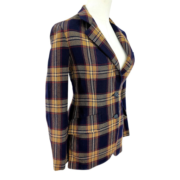 Equestrian Oxxford Clothes Women’s Tweed Blazer Fitted Heritage Tailored - Picture 4 of 16